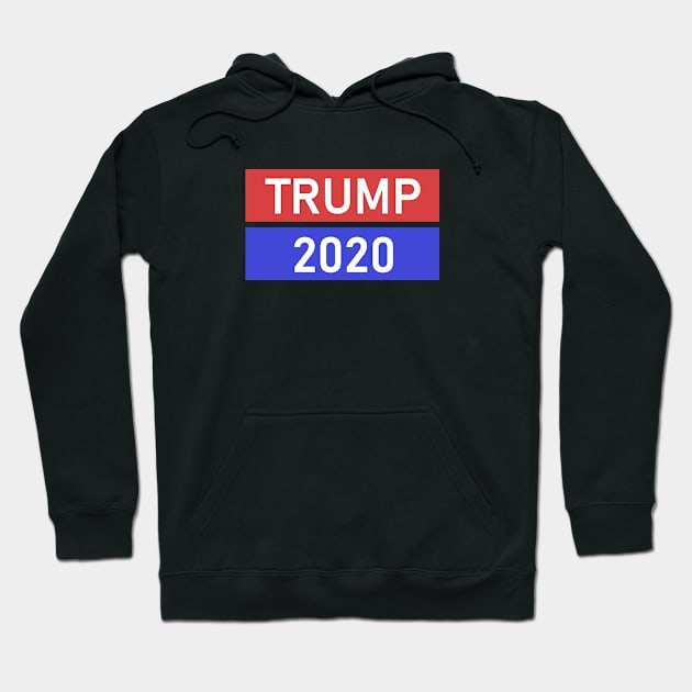 TRUMP 2020 Support Logo Hoodie by Zeeph